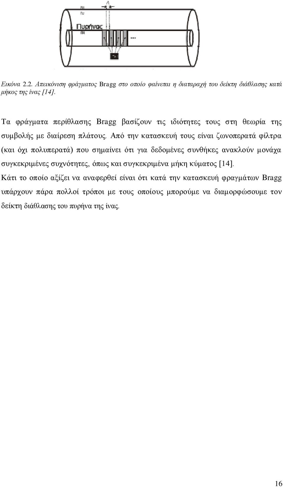 Από την κατασκευή τους είναι ζωνοπερατά φίλτρα (και όχι πολυπερατά) που σημαίνει ότι για δεδομένες συνθήκες ανακλούν μονάχα συγκεκριμένες συχνότητες,