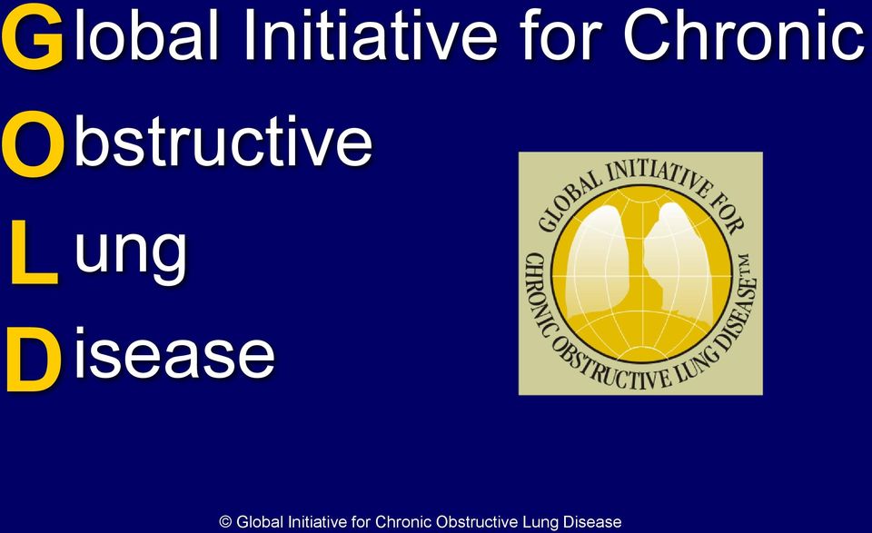 isease Global Initiative for