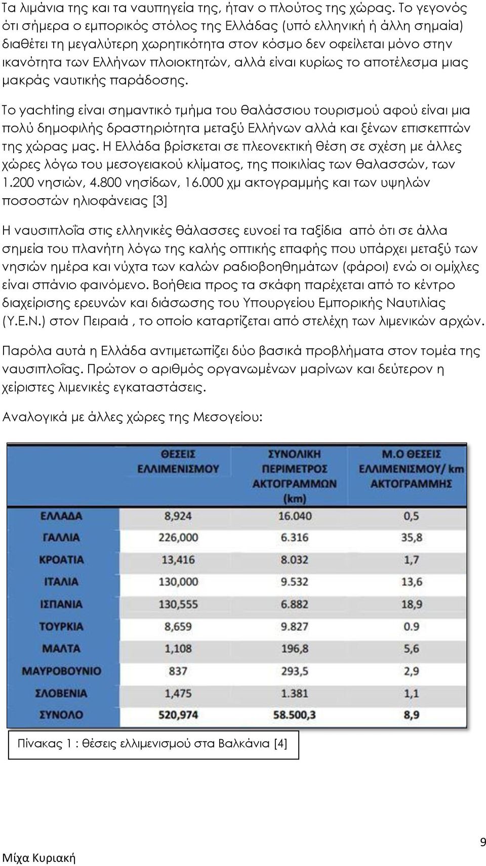 κυρίως το αποτέλεσμα μιας μακράς ναυτικής παράδοσης.