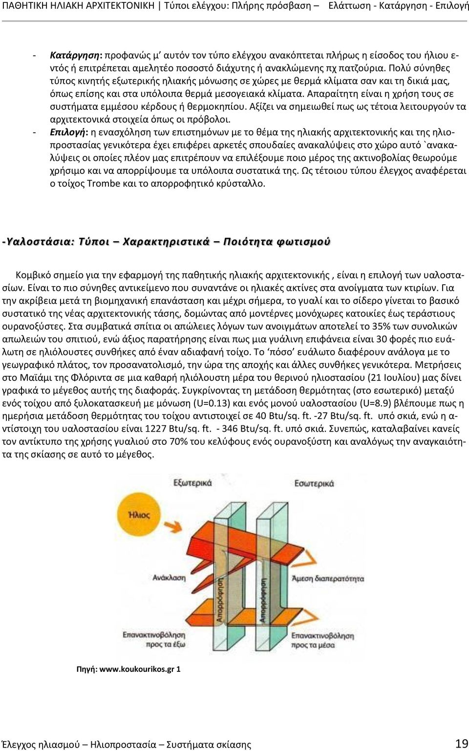 Πολύ σύνηθες τύπος κινητής εξωτερικής ηλιακής μόνωσης σε χώρες με θερμά κλίματα σαν και τη δικιά μας, όπως επίσης και στα υπόλοιπα θερμά μεσογειακά κλίματα.