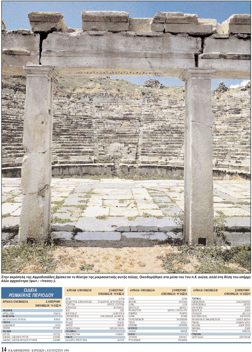 Oικοδομήθηκε στα μέσα του 1ου π.x.