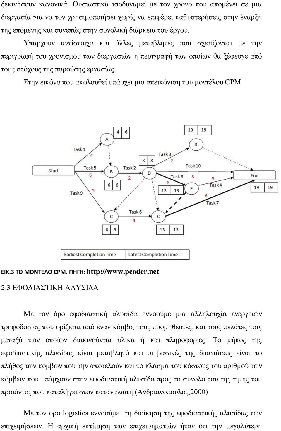 Υπάρχουν αντίστοιχα και άλλες μεταβλητές που σχετίζονται με την περιγραφή του χρονισμού των διεργασιών η περιγραφή των οποίων θα ξέφευγε από τους στόχους της παρούσης εργασίας.