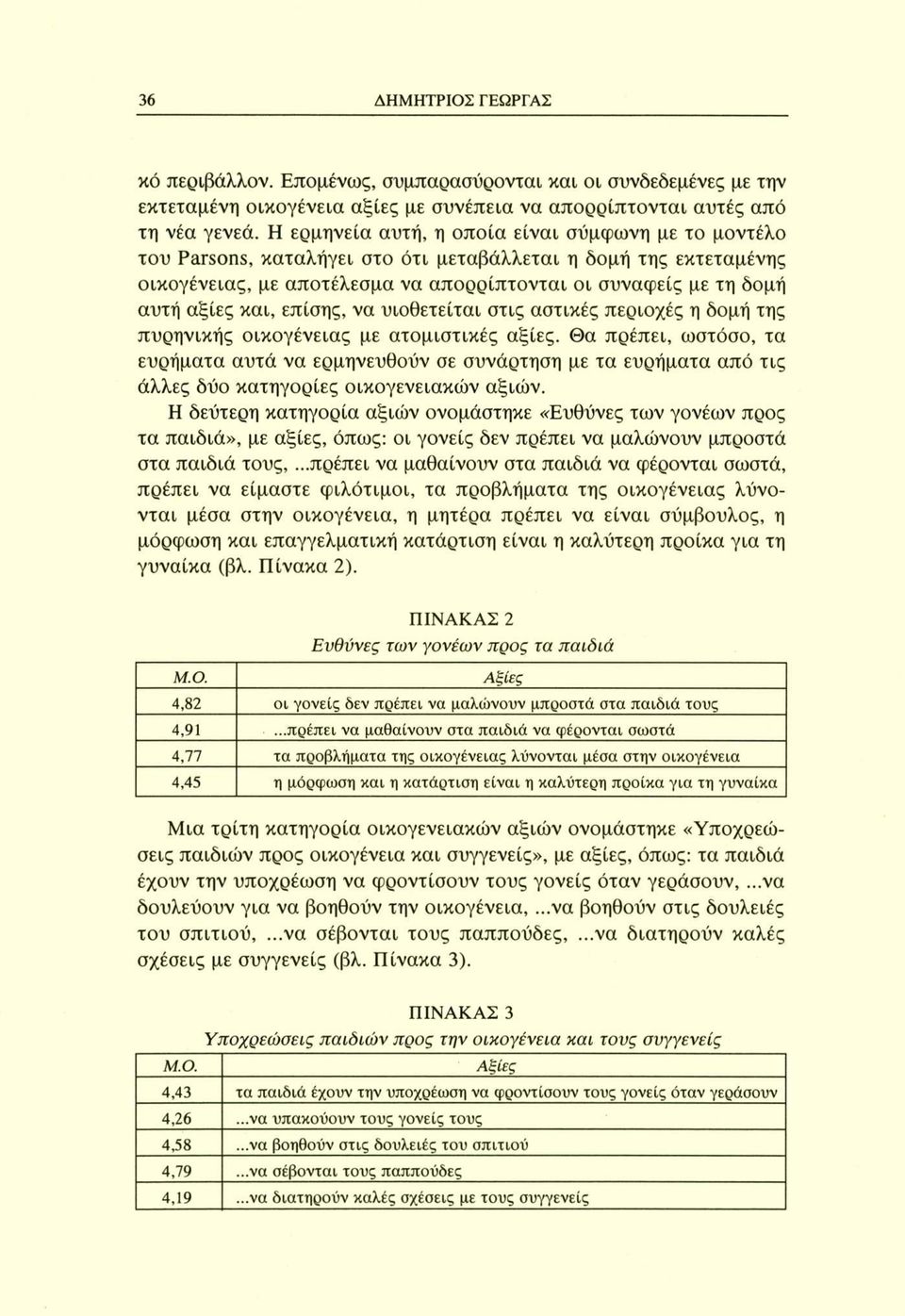 και, επίσης, να υιοθετείται στις αστικές περιοχές η δομή της πυρηνικής οικογένειας με ατομιστικές αξίες.