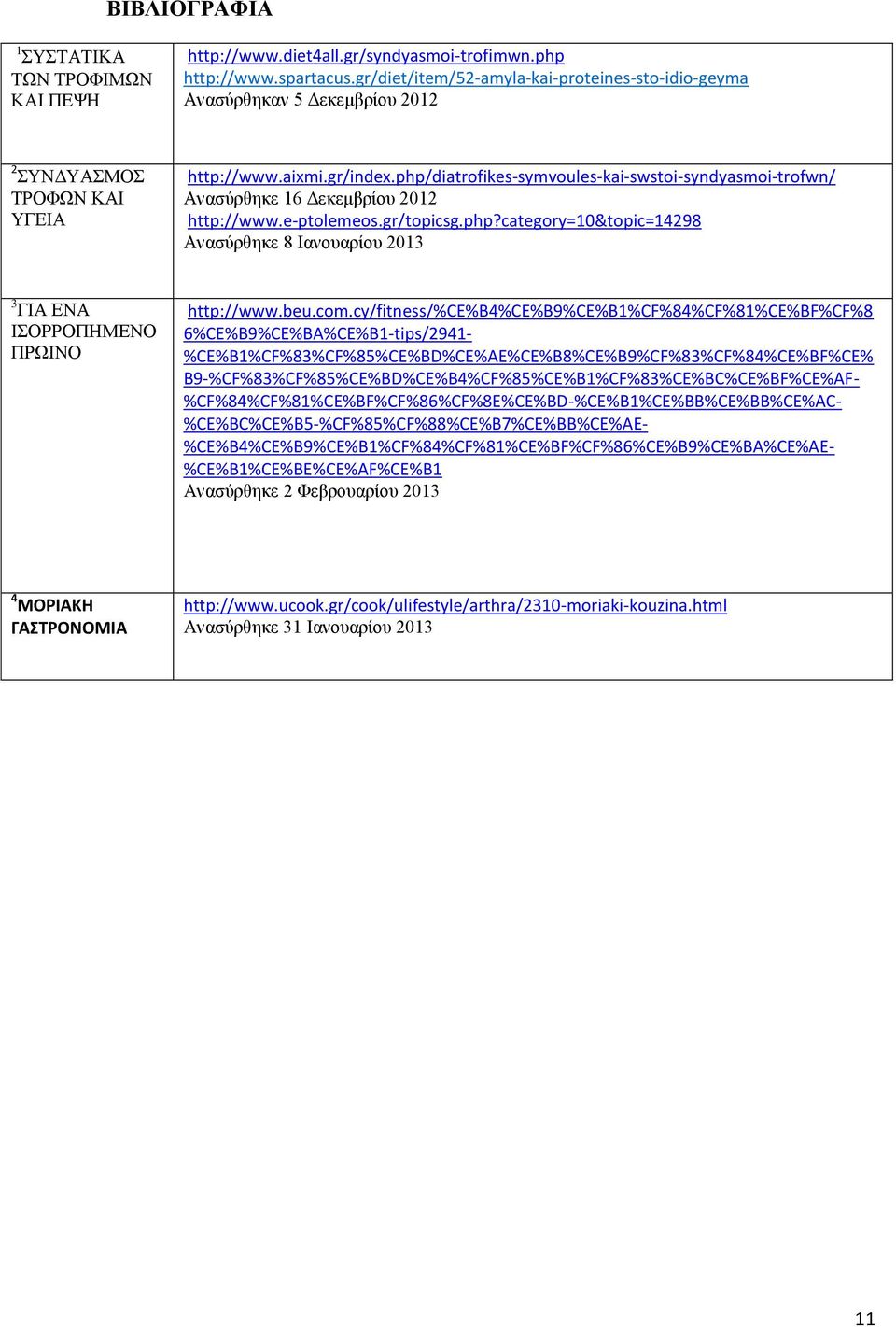 php/diatrofikes-symvoules-kai-swstoi-syndyasmoi-trofwn/ Ανασύρθηκε 16 Δεκεμβρίου 2012 http://www.e-ptolemeos.gr/topicsg.php?category=10&topic=14298 Ανασύρθηκε 8 Ιανουαρίου 2013 3 ΓΙΑ ΕΝΑ ΙΣΟΡΡΟΠΗΜΕΝΟ ΠΡΩΙΝΟ http://www.