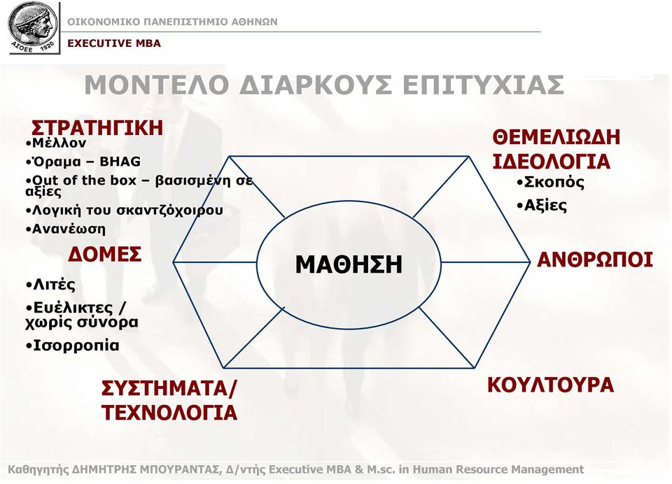 Λιτές ΟΜΕΣ Ευέλικτες / χωρίς σύνορα Ισορροπία ΣΥΣΤΗΜΑΤΑ/