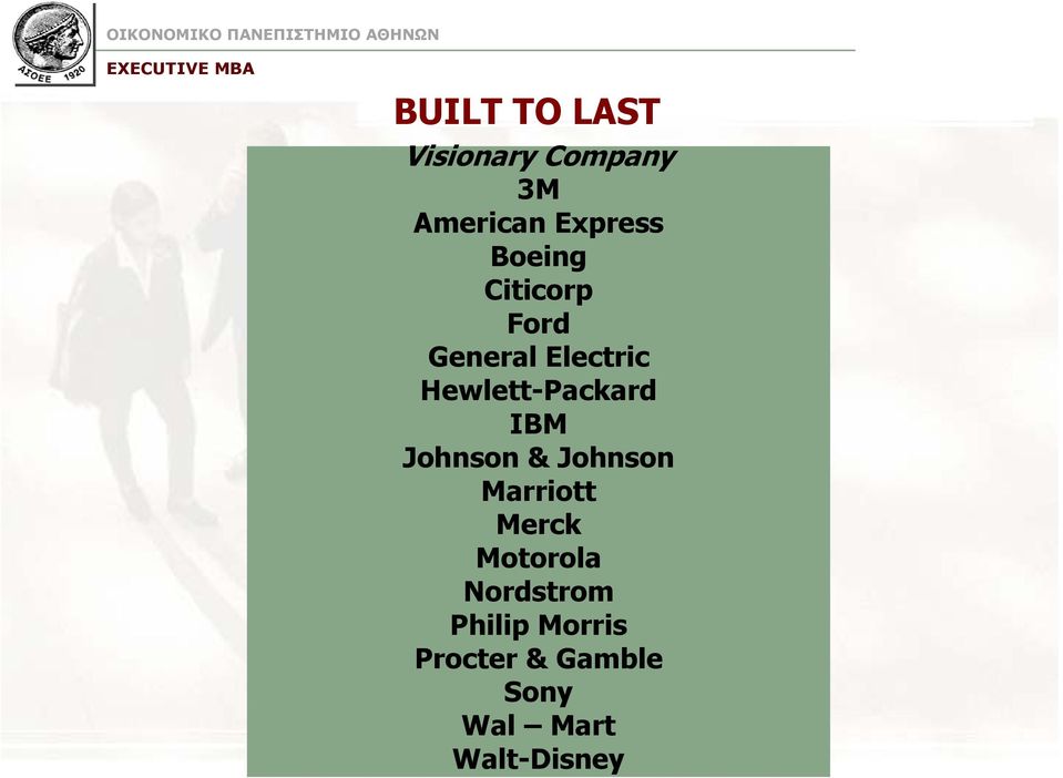 IBM Johnson & Johnson Marriott Merck Motorola