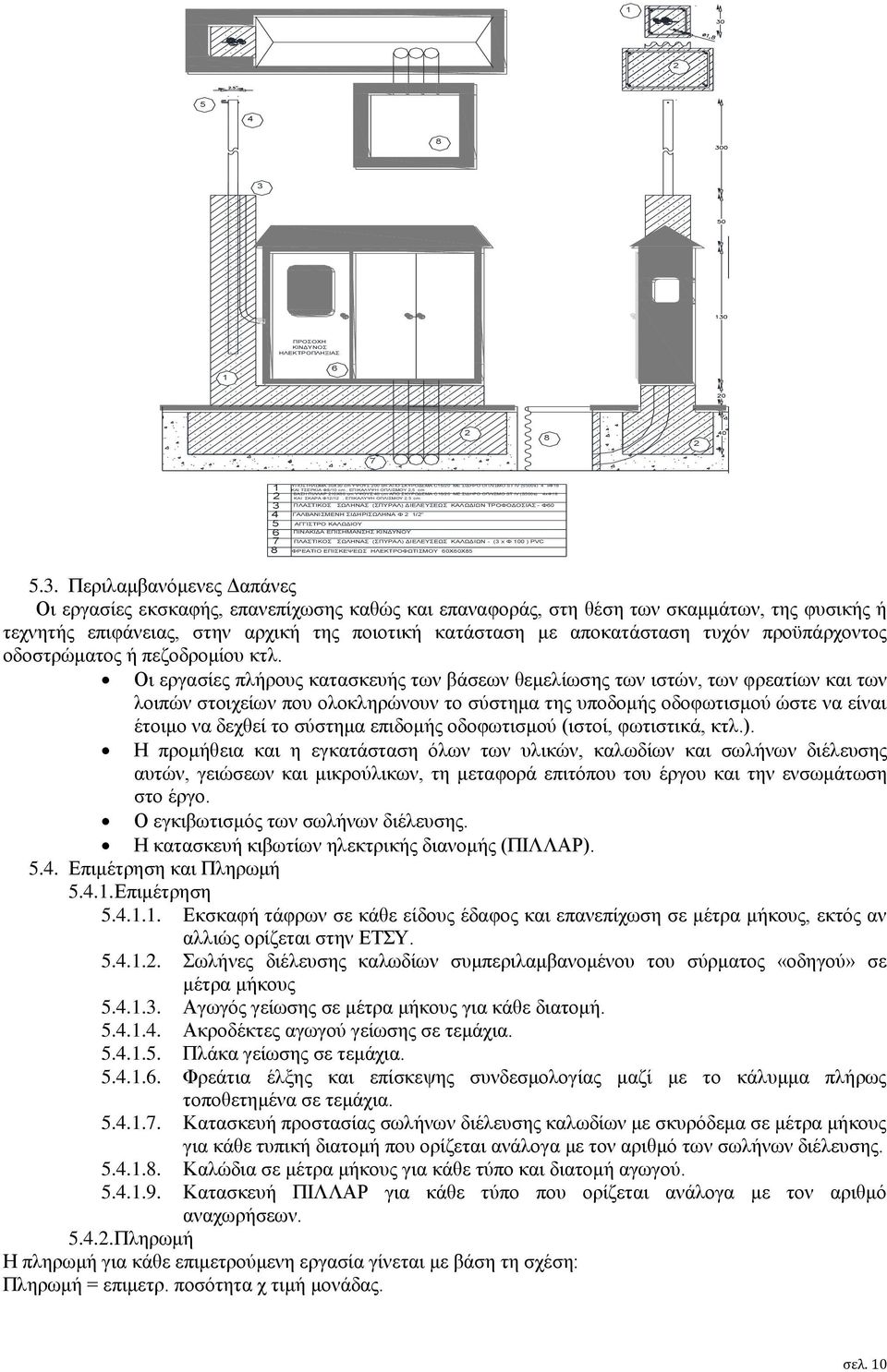 ΕΠΙΚΑΛΥΨΗ ΟΠΛΙΣΜΟΥ,5 cm ΒΑΣΗ ΠΙΛΛΑΡ 10X60 cm ΥΨΟΥΣ 40 cm ΑΠΟ ΣΚΥΡΟΔΕΜΑ C16/0 ΜΕ ΣΙΔΗΡΟ ΟΠΛΙΣΜΟ ST IV (S500s) 4xΦ18 ΚΑΙ ΣΚΑΡΑ Φ1/1, ΕΠΙΚΑΛΥΨΗ ΟΠΛΙΣΜΟΥ,5 cm ΦΡΕΑΤΙΟ ΕΠΙΣΚΕΨΕΩΣ ΗΛΕΚΤΡΟΦΩΤΙΣΜΟΥ 60X60X85