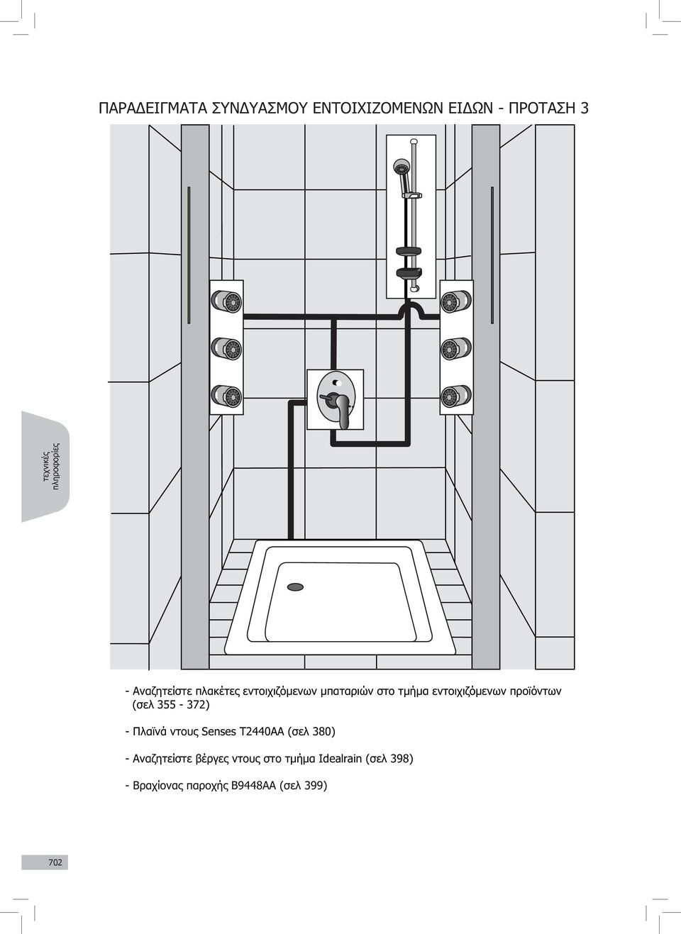 (σελ 355-372) - Πλαϊνά ντους Senses T2440AA (σελ 380) - Αναζητείστε