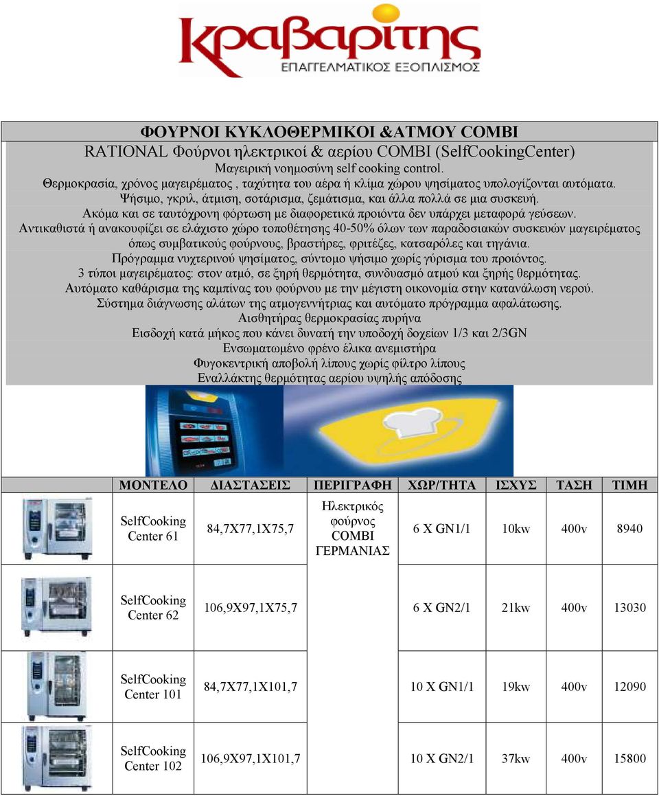 Ακόµα και σε ταυτόχρονη φόρτωση µε διαφορετικά προιόντα δεν υπάρχει µεταφορά γεύσεων.