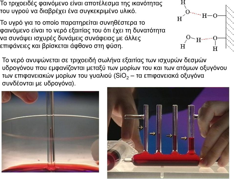 δυνάμεις συνάφειας με άλλες επιφάνειες και βρίσκεται άφθονο στη φύση.