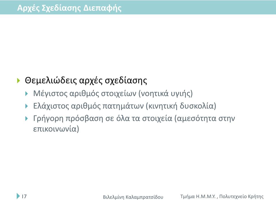 αριθμός πατημάτων (κινητική δυσκολία) Γρήγορη