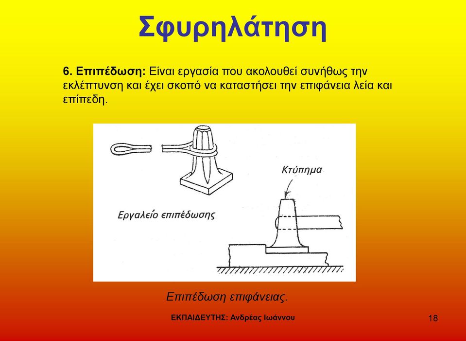 την εκλέπτυνση και έχει σκοπό να καταστήσει την