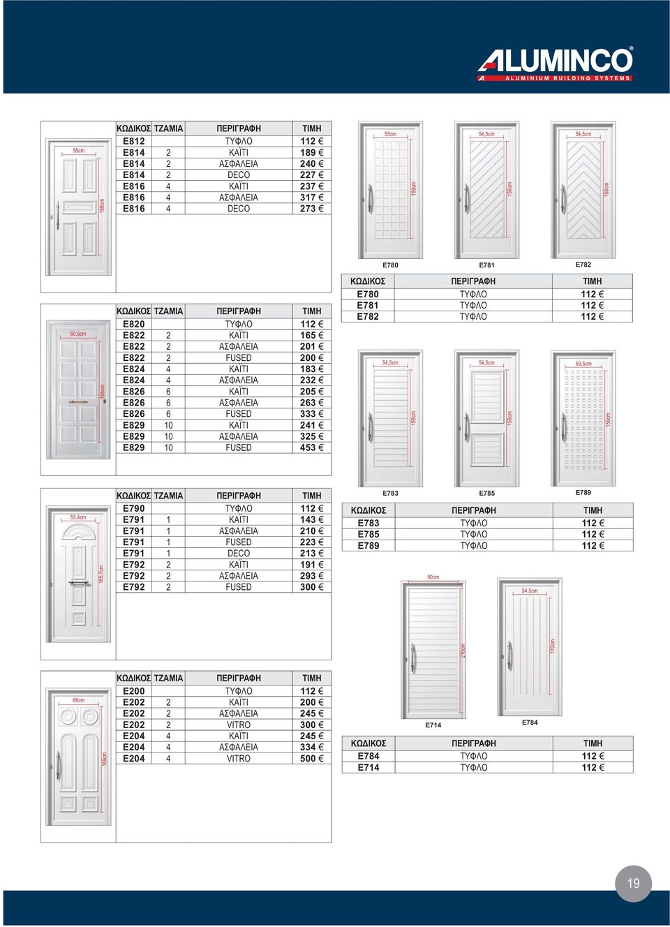 112 E781 ΤΥΦΛΟ 112 E782 ΤΥΦΛΟ 112 54,5cm 54,5cm 59,5cm 159cm 90cm 54,5cm 210cm 170cm 165,7cm E790 ΤΥΦΛΟ 112 E791 1 ΚΑΪΤΙ 143 E791 1 ΑΣΦΑΛΕΙΑ 210 E791 1 FUSED 223 E791 1 DECO 213 E792 2 ΚΑΪΤΙ 191 E792