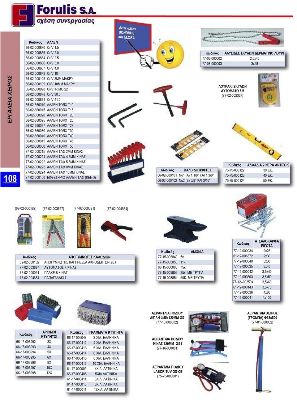 0 66-02-660010 ΑΛΛΕΝ TORX T10 66-02-660015 ΑΛΛΕΝ TORX T15 66-02-660020 ΑΛΛΕΝ TORX T20 66-02-660025 ΑΛΛΕΝ TORX T25 66-02-660027 ΑΛΛΕΝ TORX T27 66-02-660030 ΑΛΛΕΝ TORX T30 66-02-660040 ΑΛΛΕΝ TORX T40