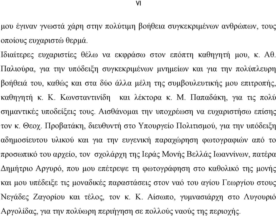 Παπαδάκη, για τις πολύ σημαντικές υποδείξεις τους. Αισθάνομαι την υποχρέωση να ευχαριστήσω επίσης τον κ. Θεοχ.