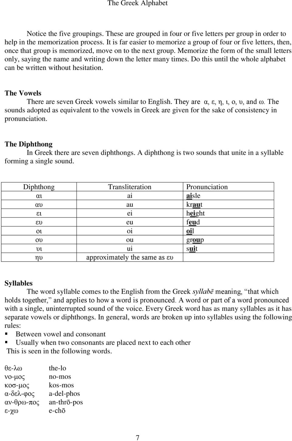 Memorize the form of the small letters only, saying the name and writing down the letter many times. Do this until the whole alphabet can be written without hesitation.