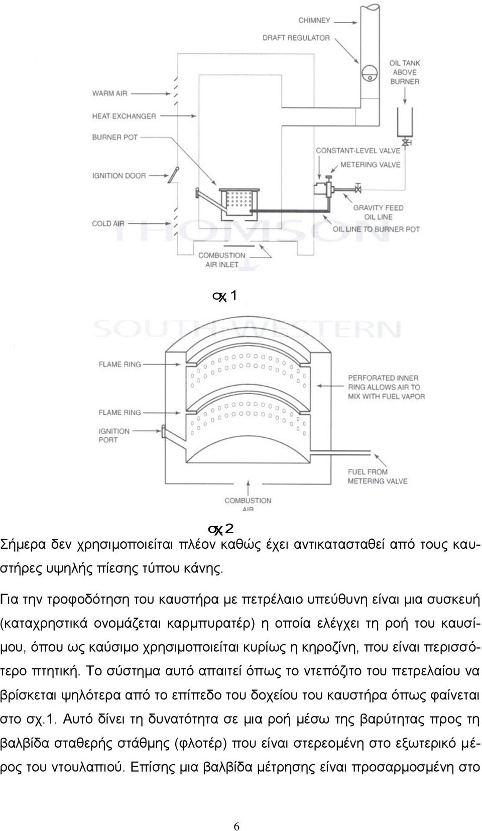 χρησιμοποιείται κυρίως η κηροζίνη, που είναι περισσότερο πτητική.