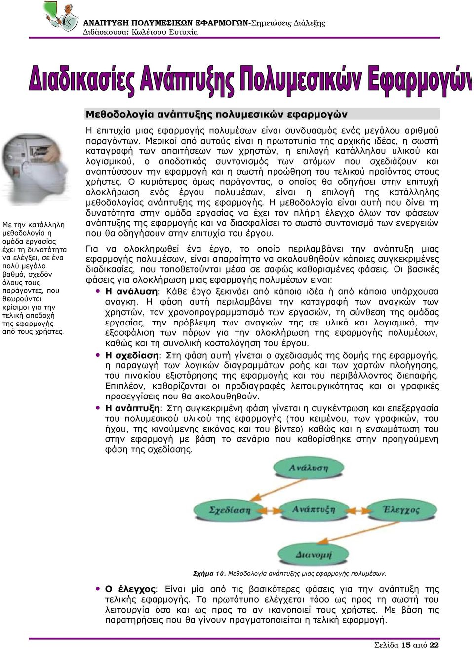 Μερικοί από αυτούς είναι η πρωτοτυπία της αρχικής ιδέας, η σωστή καταγραφή των απαιτήσεων των χρηστών, η επιλογή κατάλληλου υλικού και λογισμικού, ο αποδοτικός συντονισμός των ατόμων που σχεδιάζουν