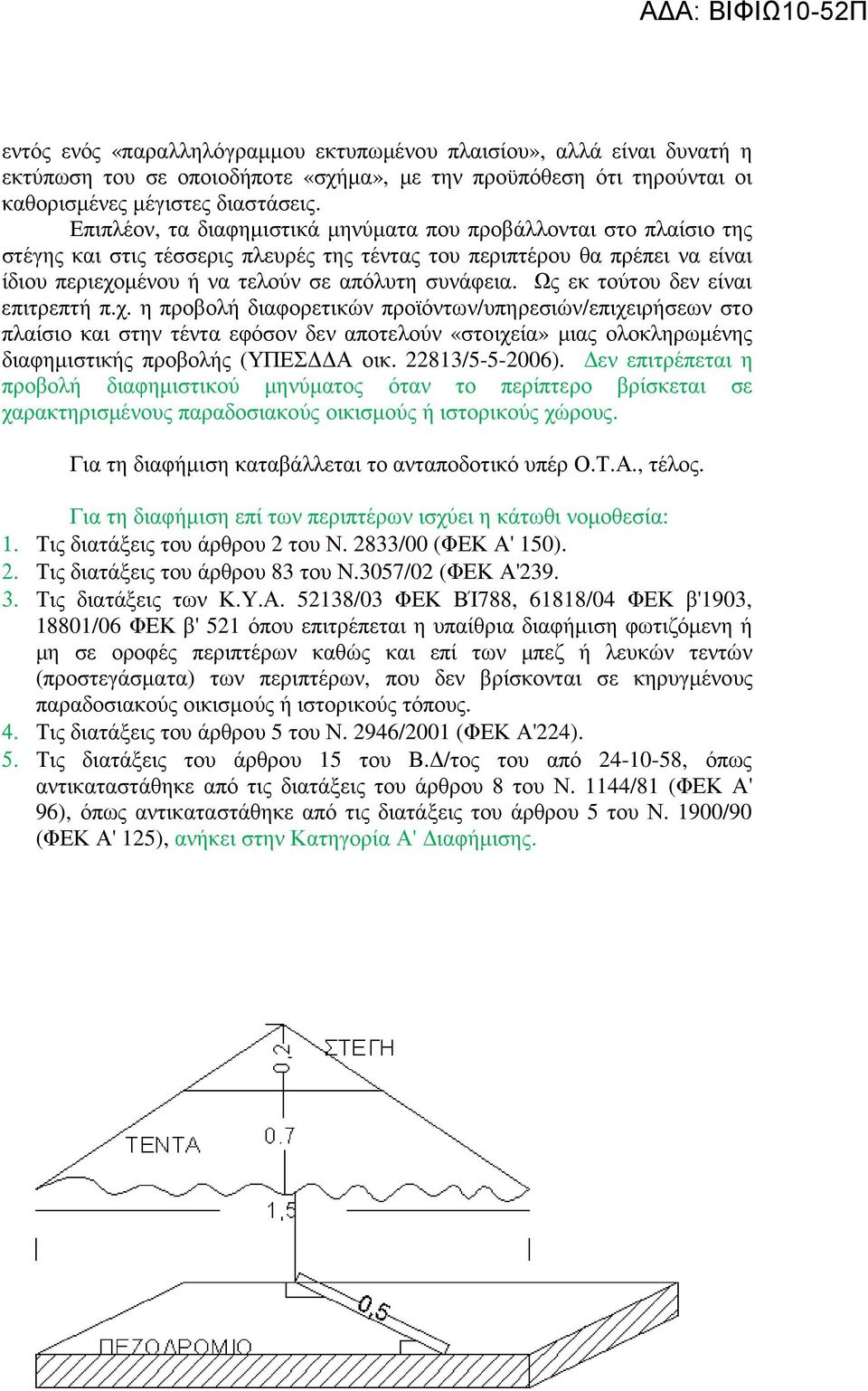 Ως εκ τούτου δεν είναι επιτρεπτή π.χ.