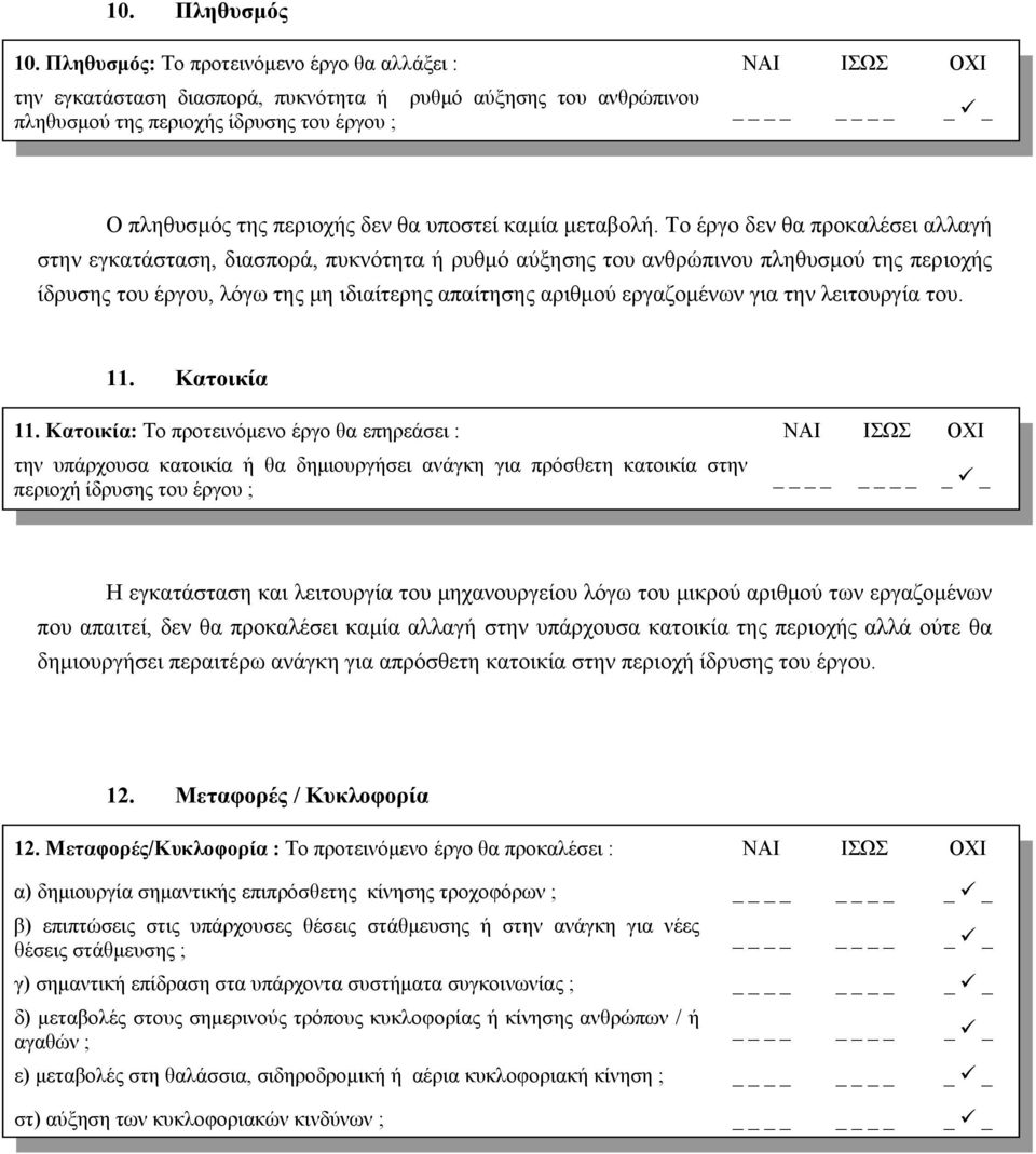 δεν θα υποστεί καμία μεταβολή.