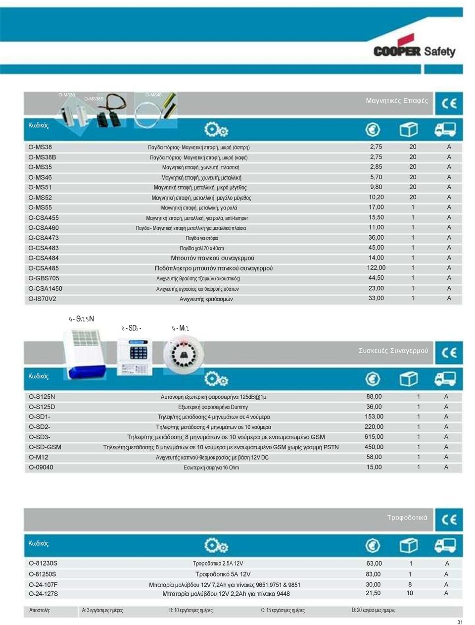 μεταλλική, μεγάλο μέγεθος Μαγνητική επαφή, μεταλλική, για ρολά Μαγνητική επαφή, μεταλλική, για ρολά, anti-tamper Παγίδα - Μαγνητική επαφή μεταλλική για μεταλλικά πλαίσια Παγίδα για στόρια Παγίδα χαλί