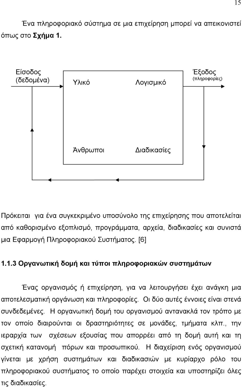 διαδικασίες και συνιστά μια Εφαρμογή Πληροφοριακού Συστήματος. [6] 1.