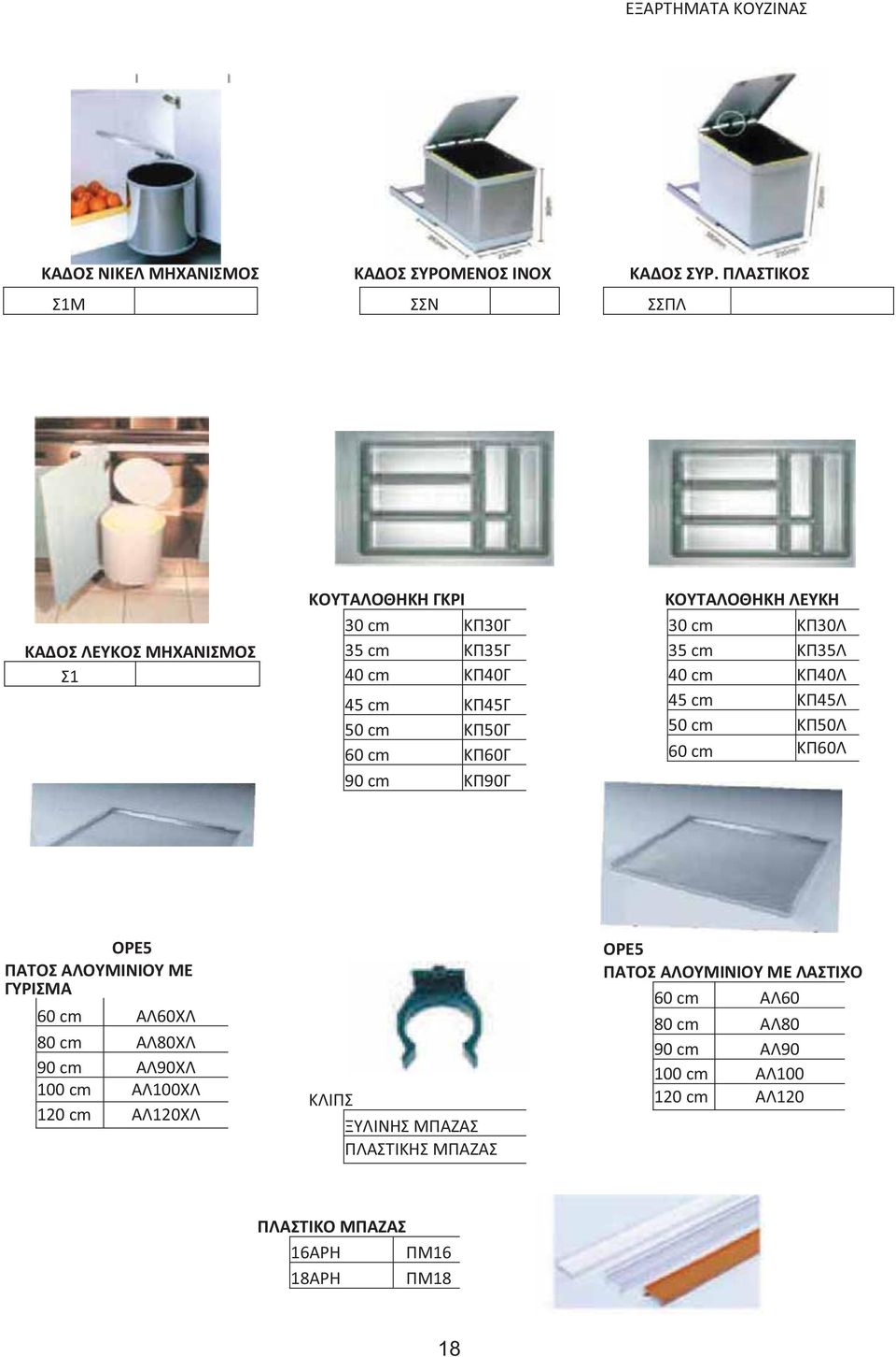 ΑΛ120ΧΛ ΚΟΥΤΑΛΟΘΗΚΗ ΓΚΡΙ 30 cm ΚΠ30Γ 35 cm ΚΠ35Γ 40 cm ΚΠ40Γ 45 cm ΚΠ45Γ 50 cm ΚΠ50Γ 60 cm ΚΠ60Γ 90 cm ΚΠ90Γ ΚΛΙΠΣ ΞΥΛΙΝΗΣ ΜΠΑΖΑΣ ΠΛΑΣΤΙΚΗΣ ΜΠΑΖΑΣ