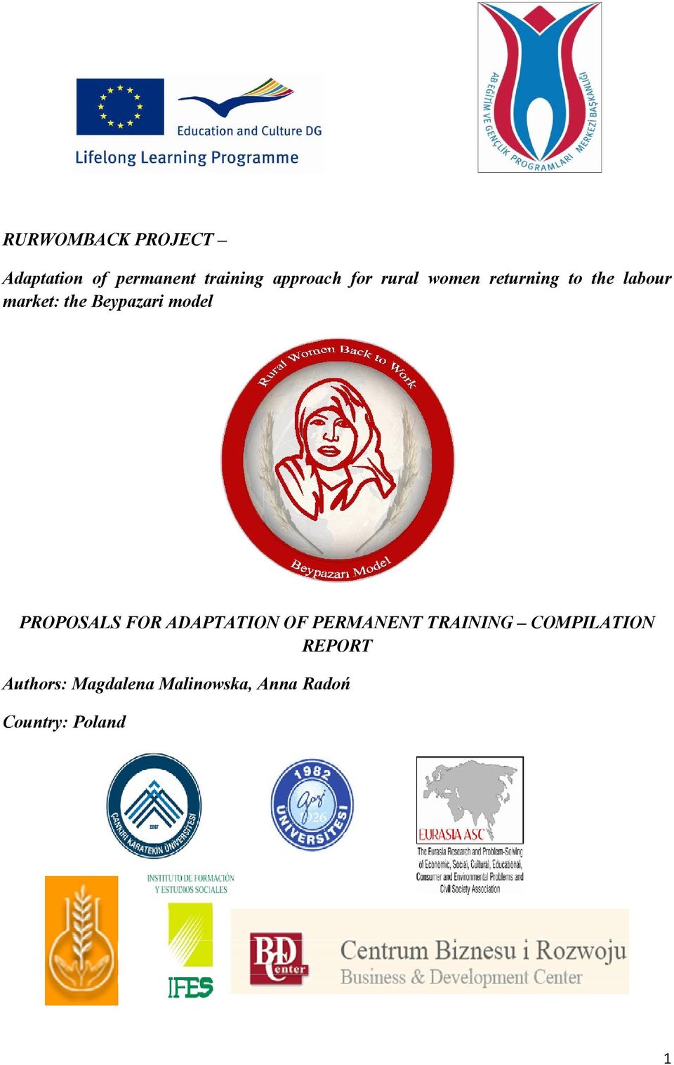 model PROPOSALS FOR ADAPTATION OF PERMANENT TRAINING