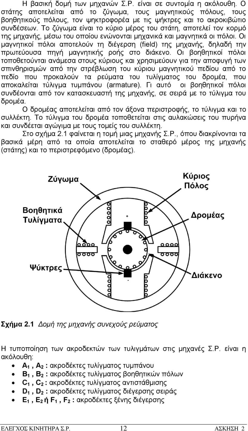 Το ζύγωμα είναι το κύριο μέρος του στάτη, αποτελεί τον κορμό της μηχανής, μέσω του οποίου ενώνονται μηχανικά και μαγνητικά οι πόλοι.