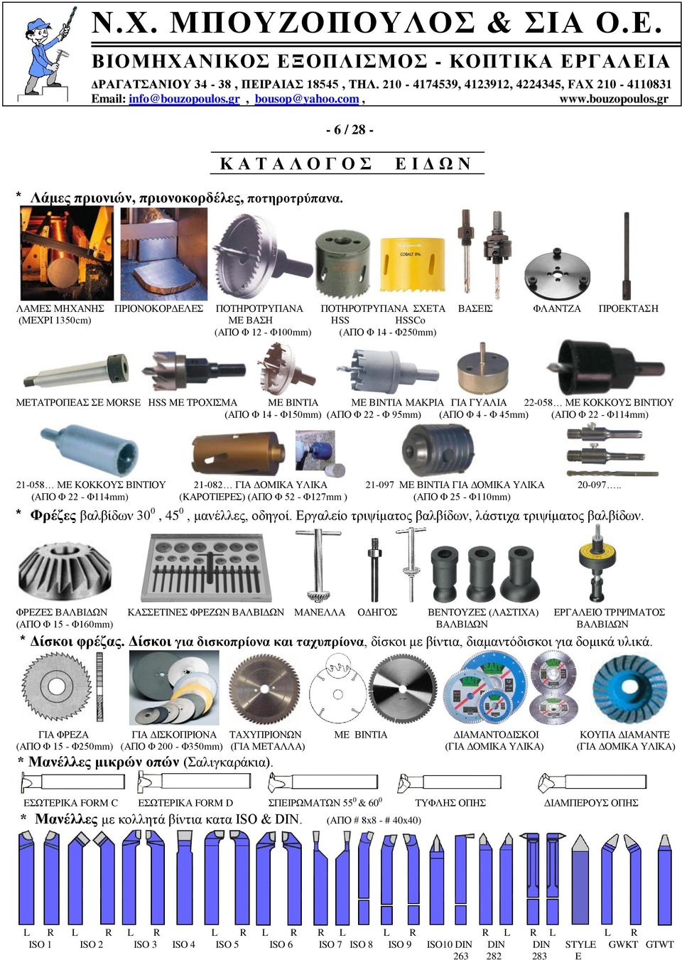 ME BINTIA ΜΕ ΒINTIA ΜΑΚΡΙΑ ΓΙΑ ΓΥΑΛΙΑ 22-058 ΜΕ ΚΟΚΚΟΥΣ ΒΙΝΤΙΟΥ (ΑΠΟ Φ 14 - Φ150mm) (ΑΠΟ Φ 22 - Φ 95mm) (ΑΠΟ Φ 4 - Φ 45mm) (ΑΠΟ Φ 22 - Φ114mm) 21-058 ΜΕ ΚΟΚΚΟΥΣ ΒΙΝΤΙΟΥ 21-082 ΓΙΑ ΔΟΜΙΚΑ ΥΛΙΚΑ 21-097