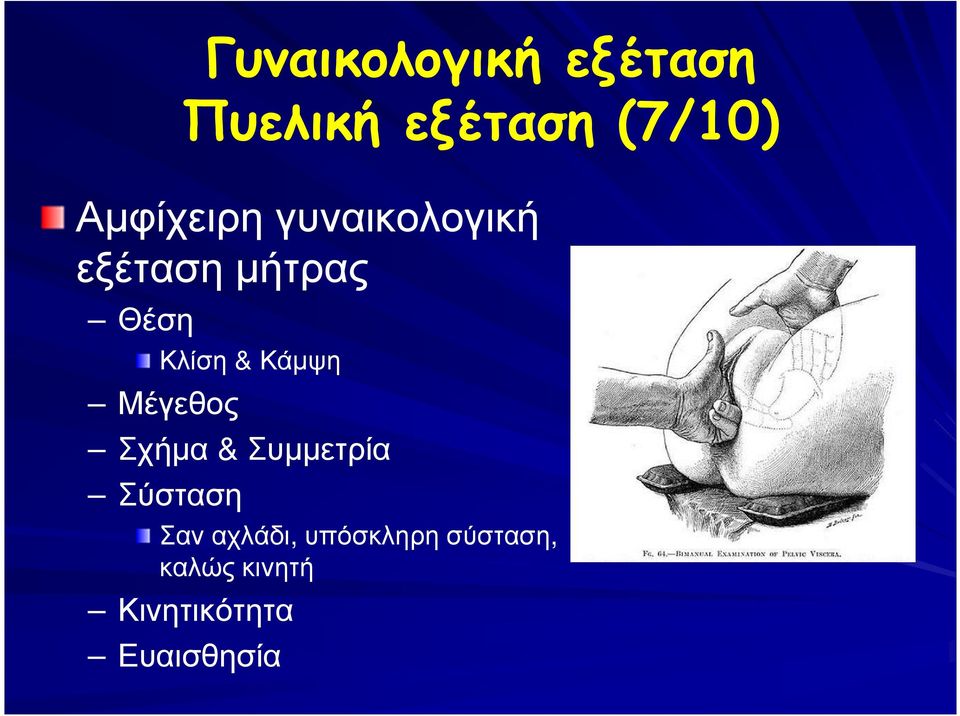 & Κάµψη Μέγεθος Σχήµα & Συµµετρία Σύσταση Σαν