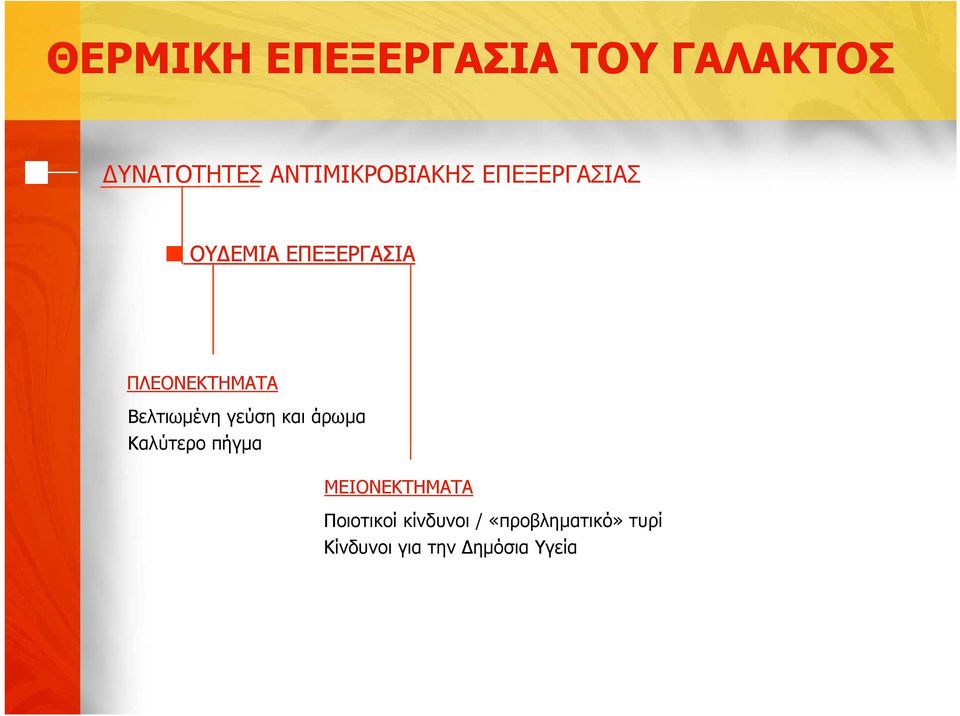 ΠΛΕΟΝΕΚΤΗΜΑΤΑ Βελτιωμένη γεύση και άρωμα Καλύτερο πήγμα