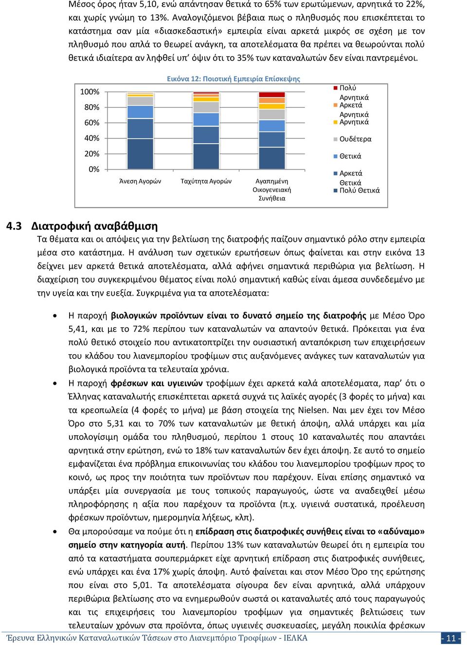 να θεωρούνται πολύ θετικά ιδιαίτερα αν ληφθεί υπ όψιν ότι το 35% των καταναλωτών δεν είναι παντρεμένοι.