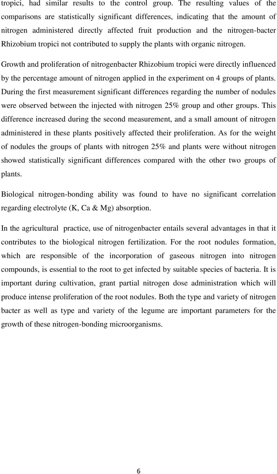 not contributed to supply the plnts with orgnic nitrogen.