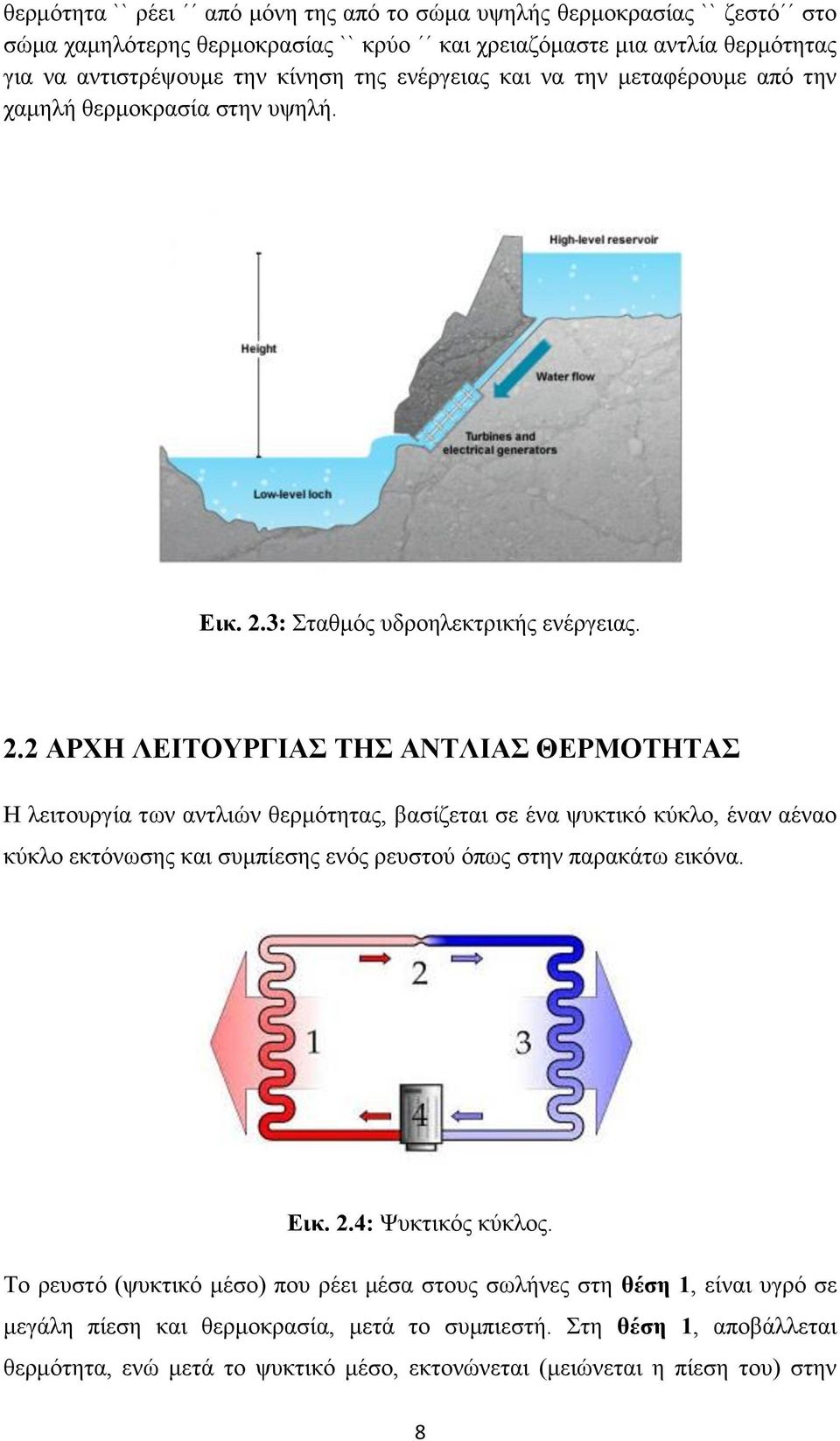 3: Σταθμός υδροηλεκτρικής ενέργειας. 2.