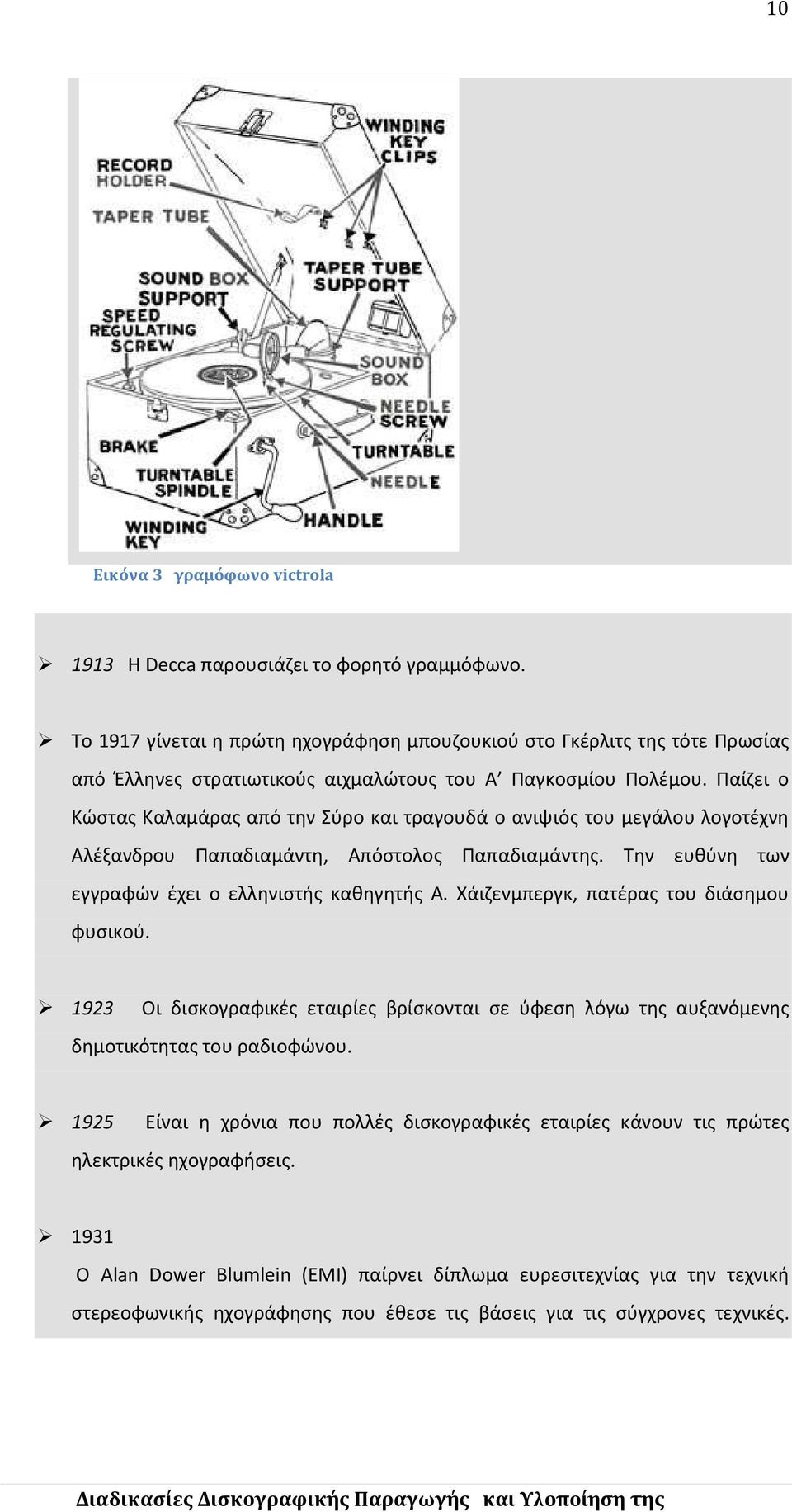 Παίζει ο Κώστας Καλαμάρας από την Σύρο και τραγουδά ο ανιψιός του μεγάλου λογοτέχνη Αλέξανδρου Παπαδιαμάντη, Απόστολος Παπαδιαμάντης. Την ευθύνη των εγγραφών έχει ο ελληνιστής καθηγητής Α.