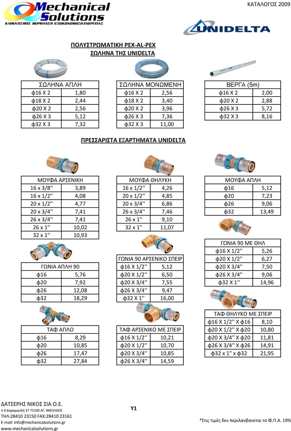 x 1/2'' 4,08 20 x 1/2'' 4,85 φ20 7,23 20 x 1/2'' 4,77 20 x 3/4'' 6,86 φ26 9,06 20 x 3/4'' 7,41 26 x 3/4'' 7,46 φ32 13,49 26 x 3/4'' 7,41 26 x 1'' 9,10 26 x 1'' 10,02 32 x 1'' 11,07 32 x 1'' 10,93