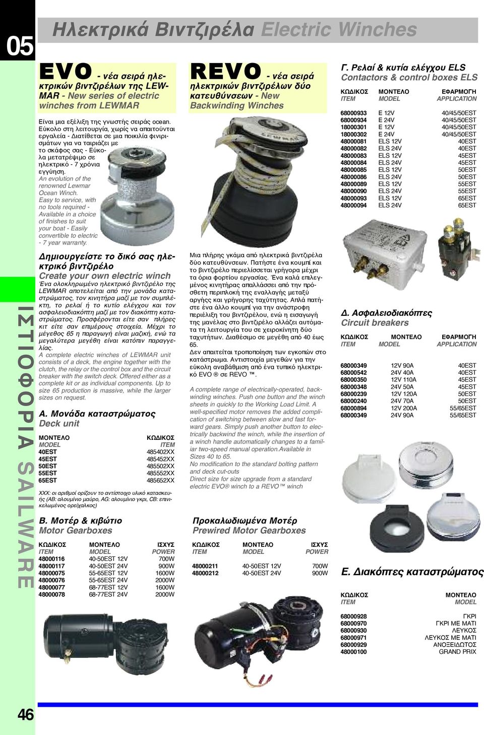 Αn evolution of the renowned Lewmar Ocean Winch. Easy to service, with no tools required - Available in a choice of finishes to suit your boat - Easily convertible to electric - 7 year warranty.