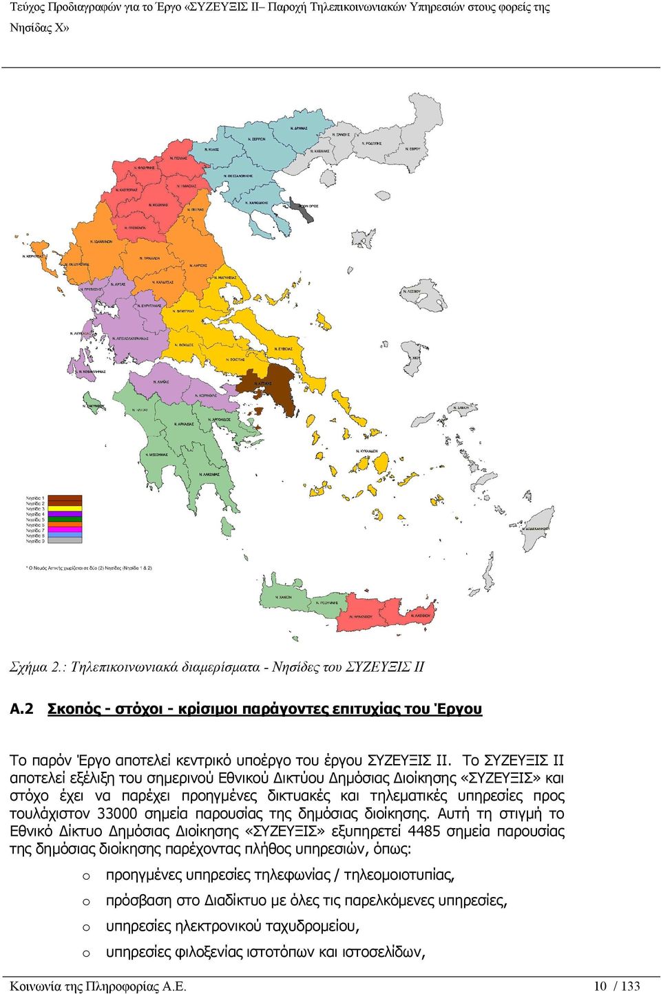 Το ΣΥΖΕΥΞΙΣ ΙΙ αποτελεί εξέλιξη του σημερινού Εθνικού Δικτύου Δημόσιας Διοίκησης «ΣΥΖΕΥΞΙΣ» και στόχο έχει να παρέχει προηγμένες δικτυακές και τηλεματικές υπηρεσίες προς τουλάχιστον 33000 σημεία