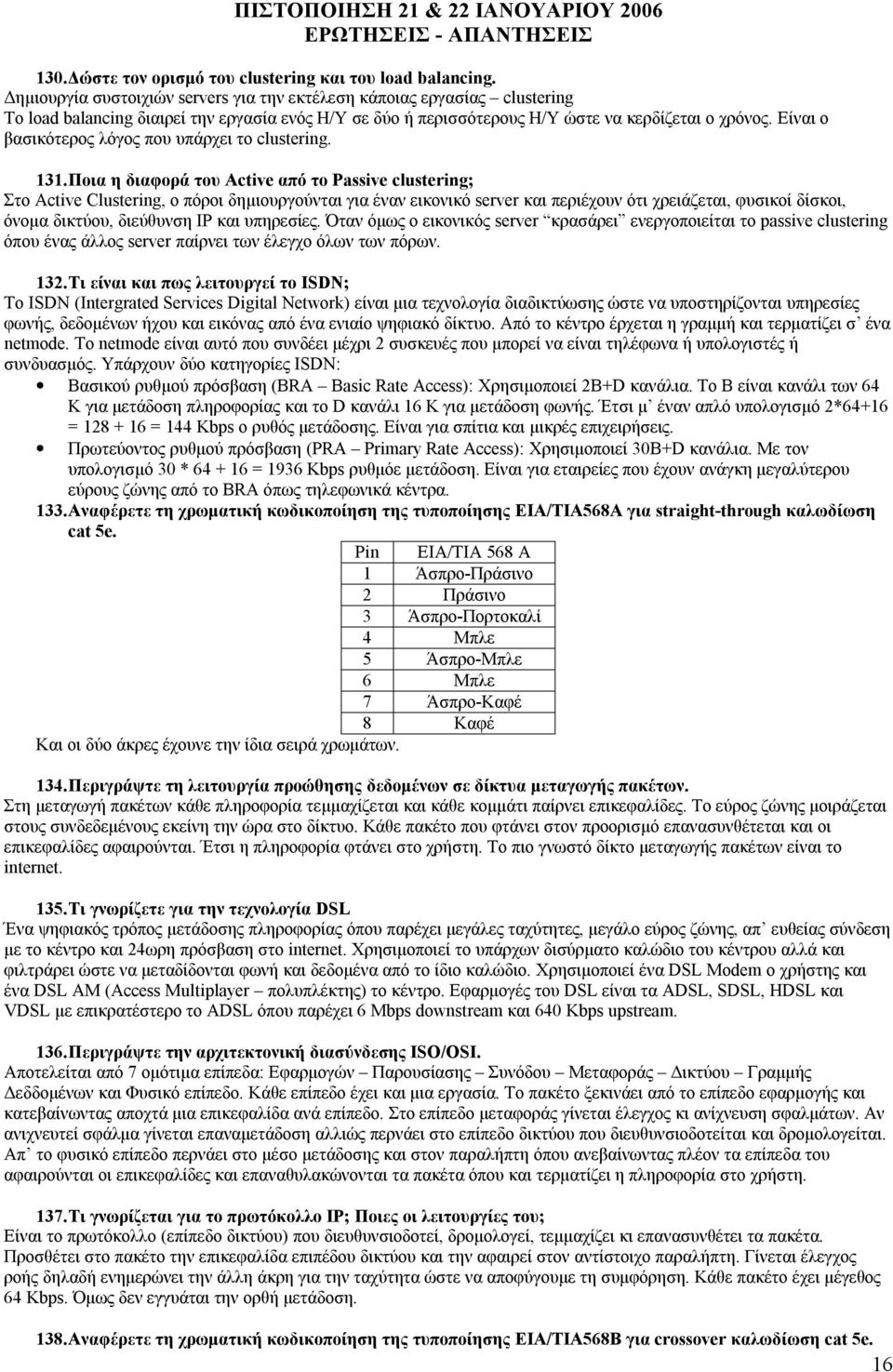 Είναι ο βασικότερος λόγος που υπάρχει το clustering. 131.