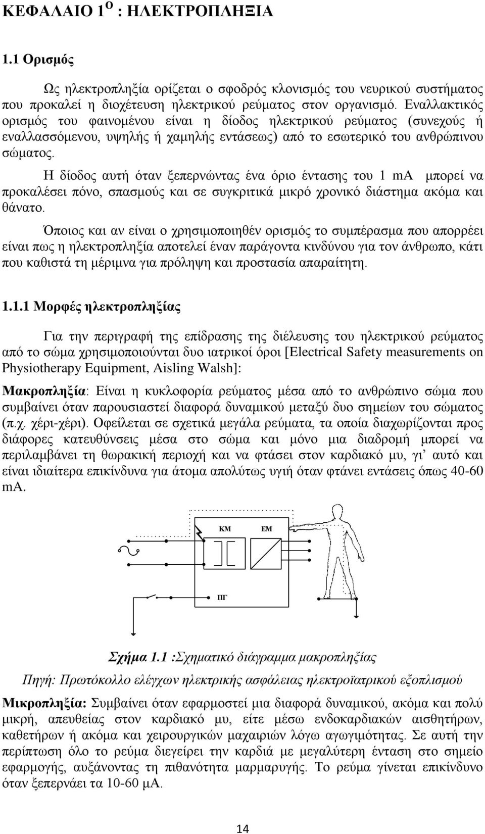 Η δίοδος αυτή όταν ξεπερνώντας ένα όριο έντασης του 1 ma μπορεί να προκαλέσει πόνο, σπασμούς και σε συγκριτικά μικρό χρονικό διάστημα ακόμα και θάνατο.