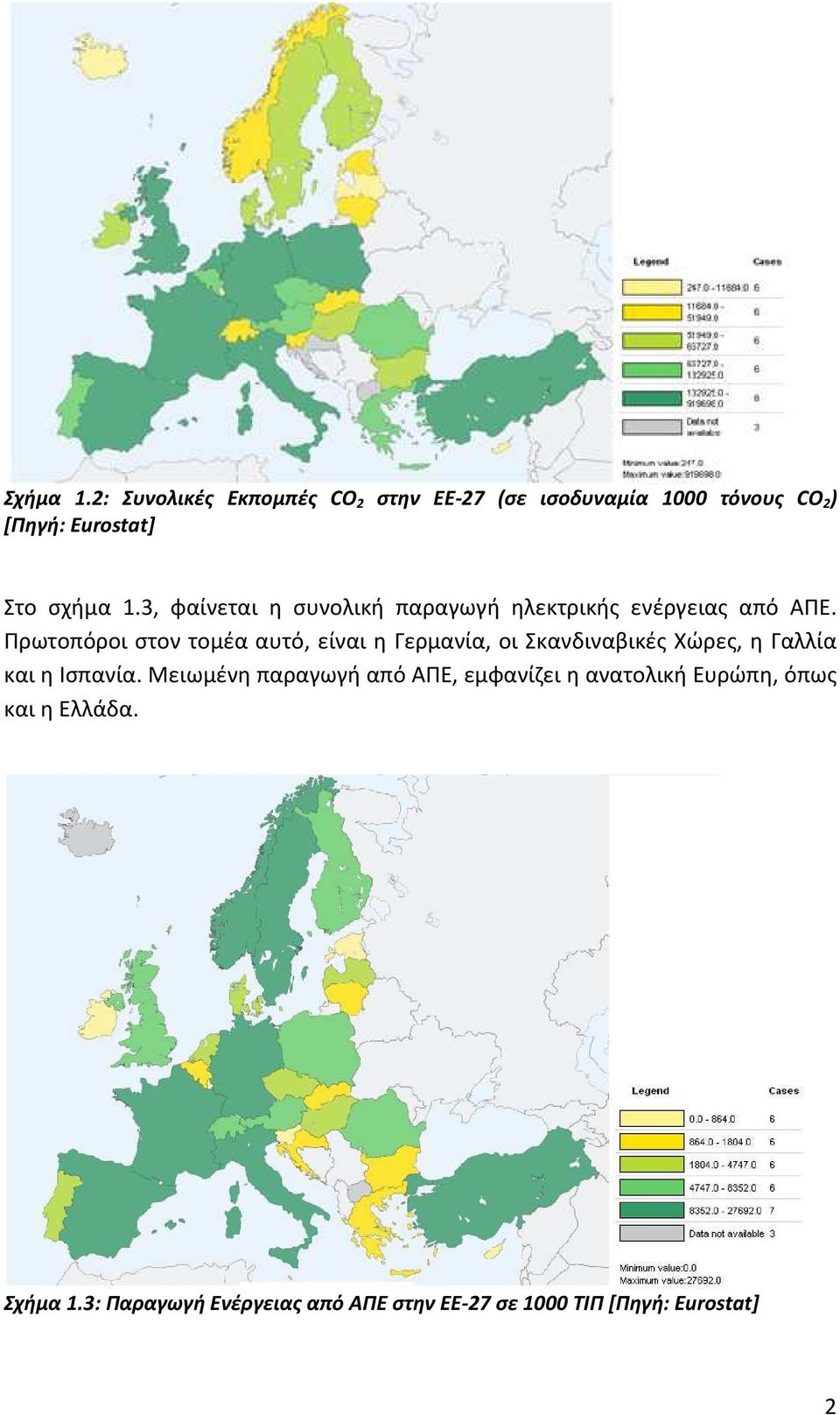 3, φαίνεται η συνολική παραγωγή ηλεκτρικής ενέργειας από ΑΠΕ.