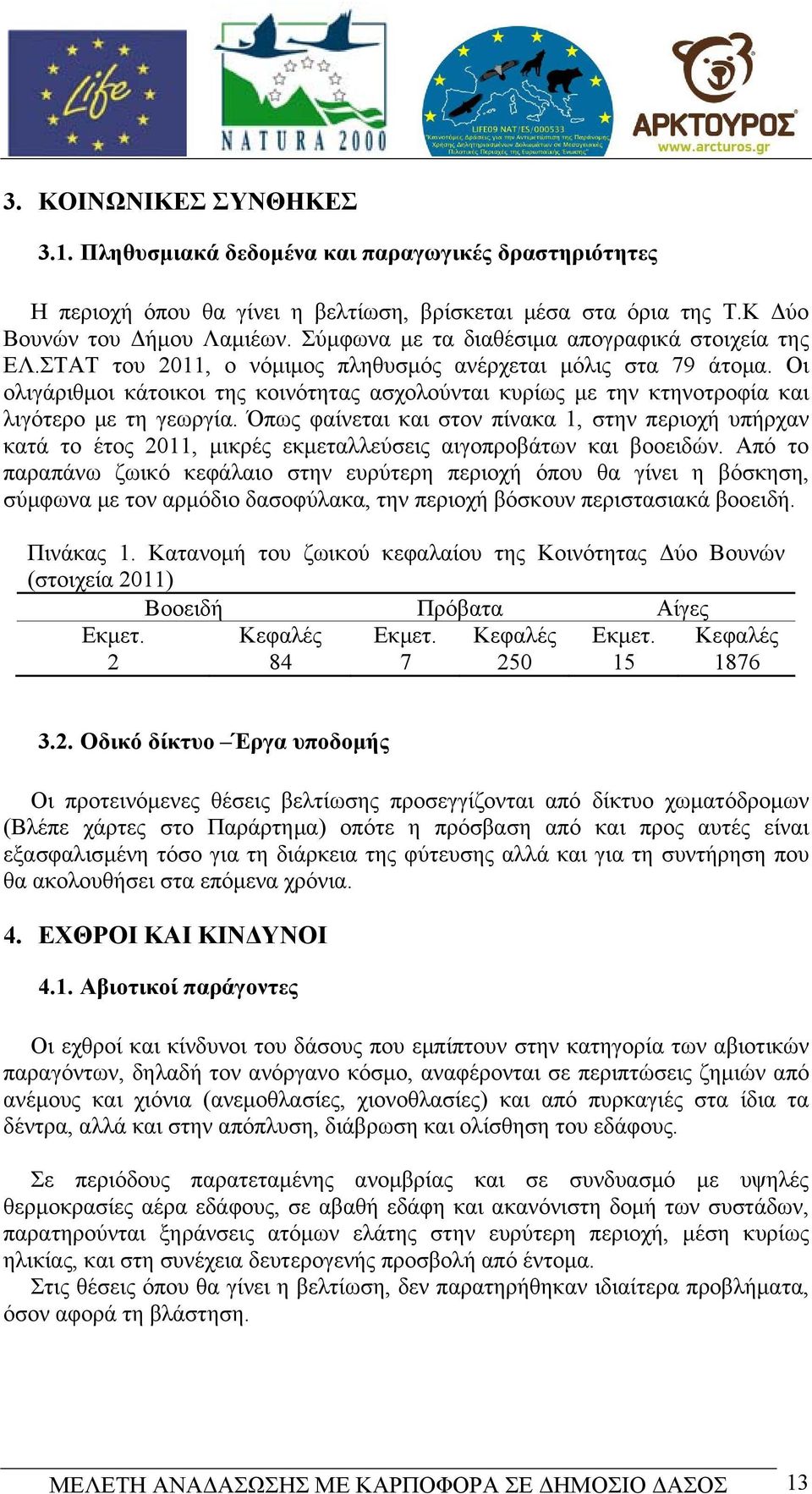 Οι ολιγάριθμοι κάτοικοι της κοινότητας ασχολούνται κυρίως με την κτηνοτροφία και λιγότερο με τη γεωργία.