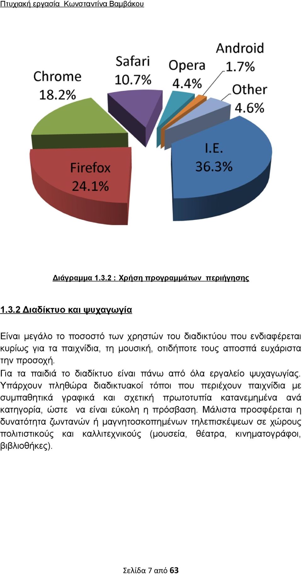 2 Διαδίκτυο και ψυχαγωγία Είναι μεγάλο το ποσοστό των χρηστών του διαδικτύου που ενδιαφέρεται κυρίως για τα παιχνίδια, τη μουσική, οτιδήποτε τους αποσπά ευχάριστα την