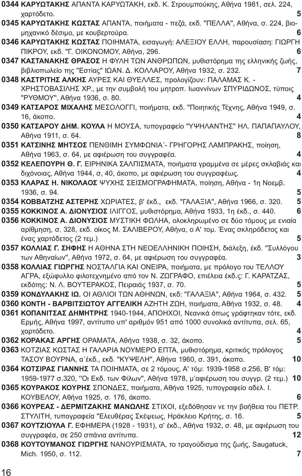 6 0347 ΚΑΣΤΑΝΑΚΗΣ ΘΡΑΣΟΣ Η ΦΥΛΗ ΤΩΝ ΑΝΘΡΩΠΩΝ, μυθιστόρημα της ελληνικής ζωής, βιβλιοπωλείο της ''Εστίας" ΙΩΑΝ. Δ. ΚΟΛΛΑΡΟΥ, Αθήνα 1932, σ. 232.