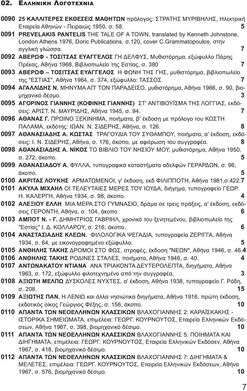 7 0092 ΑΒΕΡΩΦ - ΤΟΣΙΤΣΑΣ ΕΥΑΓΓΕΛΟΣ ΓΗ ΔΕΛΦΥΣ, Μυθιστόρημα, εξώφυλλο Πάρης Πρέκας, Αθήνα 1968, Βιβλιοπωλείο της Εστίας, σ.