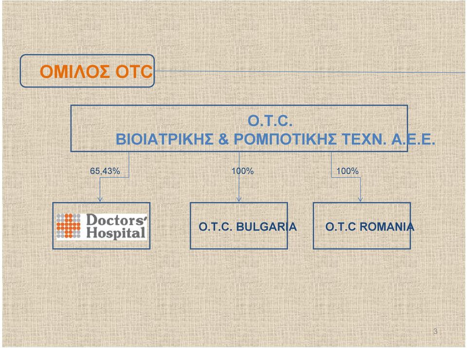 ΒΙΟΙΑΤΡΙΚΗΣ & ΡΟΜΠΟΤΙΚΗΣ