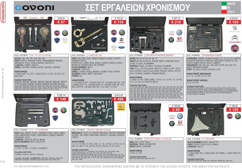 6 MultiJet, 1.9 JTD, 1.9 MultiJet, 2.4 JTD, 1.9 CDTi, 2.0 MultiJet 955A4.000, 350A3.000, 192B4.000, 198A2.000, 350A2.000, 955A3.000, 192A8.000, 198A6.000, 198A3.000, 940A3.000, 188A3.000, 939A2.