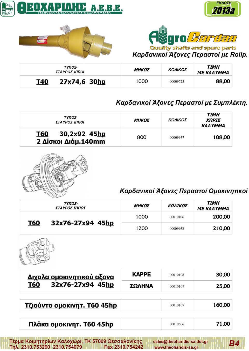 ΤΥΠΟΣ ΙΠΠΟΙ Τ,x9 hp Δίσκοι Διάμ.
