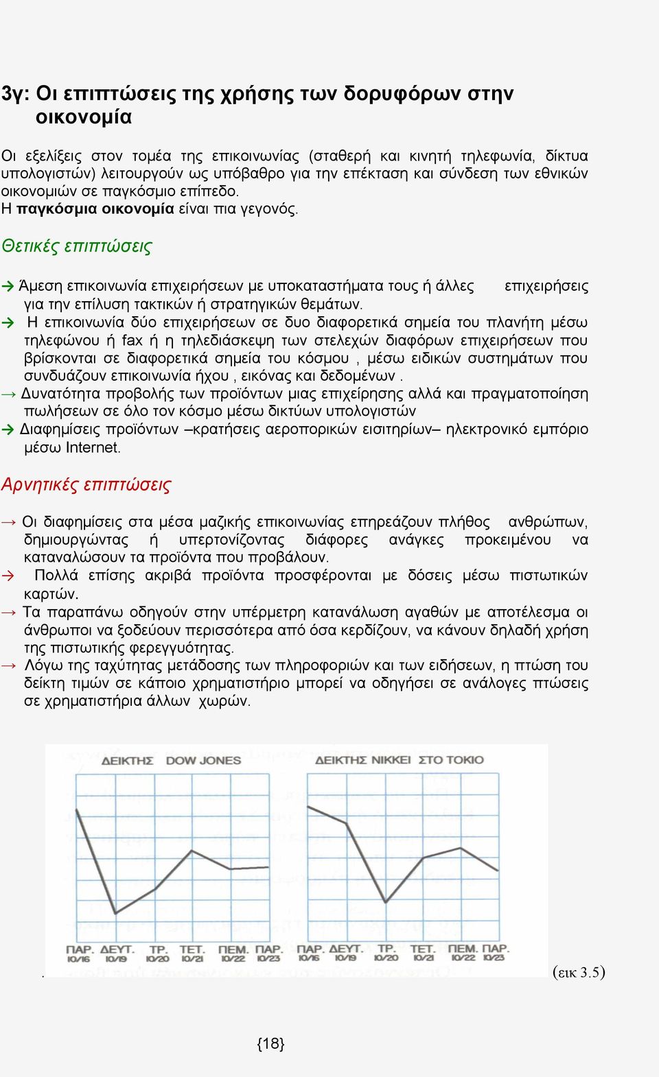 Θετικές επιπτώσεις Άμεση επικοινωνία επιχειρήσεων με υποκαταστήματα τους ή άλλες επιχειρήσεις για την επίλυση τακτικών ή στρατηγικών θεμάτων.